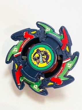 Dragoon G Blue Metallic Beyblade Hasbro Takara V Force Left Spin